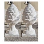 N° 2 PIGNE - PIGNA TERMINALE PER PILASTRO ALTEZZA 73 CM