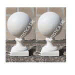 N° 2 SFERE TERMINALI PER PILASTRI ALTEZZA 43 CM