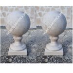 N° 2 SFERE TERMINALI PER PILASTRI ALTEZZA 43 CM