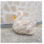 VASO CIGNO DIPINTO A MANO - immagine 2