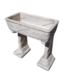 Lavandino unica vasca con basi 80x40 cm - immagine 13