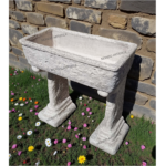 Lavandino unica vasca con basi 80x40 cm