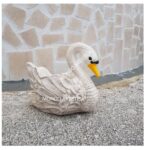 VASO CIGNO DIPINTO A MANO - immagine 6