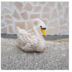 VASO CIGNO DIPINTO A MANO - immagine 7