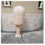 CUPOLA COMPLETA DI COLONNA CON STATUA DELLA MADONNA DI LOURDES - immagine 5