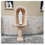 CUPOLA COMPLETA DI COLONNA CON STATUA DELLA MADONNA DI LOURDES - immagine 6