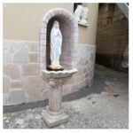 CUPOLA COMPLETA DI COLONNA CON STATUA DELLA MADONNA DI LOURDES - immagine 2