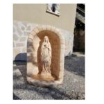 CUPOLA CON STATUA DELLA MADONNA DI LOURDES ALTEZZA 65 CM - immagine 4