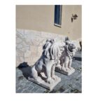 COPPIA DI LEONI ALTEZZA 70 CM - immagine 2