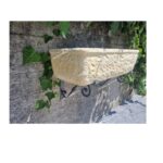 LAVANDINO CON GOCCIOLATOIO E STAFFE IN FERRO - immagine 2