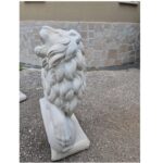 LEONE CON SFERA ALTEZZA 75 CM - immagine 4