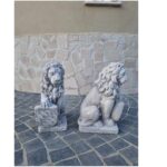 COPPIA DI LEONI CON STEMMA - immagine 5