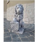 COPPIA DI LEONI CON STEMMA - immagine 7