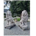 STATUE LEONI H 136 CM - COPPIA - immagine 2