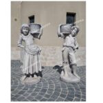 STATUE CONTADINI - COPPIA - immagine 2