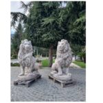 STATUE LEONI H 136 CM - COPPIA - immagine 3