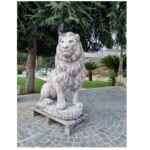 STATUA LEONE DESTRO H 136 CM - immagine 3