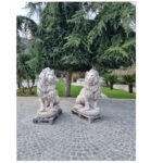 STATUE LEONI H 136 CM - COPPIA - immagine 4