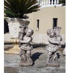 COPPIA LAMPIONI - LAMPIONE - PUTTO