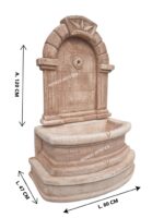 Fontana a muro altezza 120 cm - immagine 8