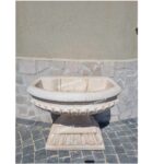 FONTANA LAVANDINO A PARETE ALTEZZA 60 CM - immagine 2
