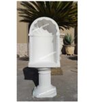 CUPOLA CON BASE PER STATUE FINO A 68 CM DI ALTEZZA
