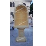 CUPOLA CON BASE PER STATUE FINO A 68 CM DI ALTEZZA