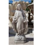 STATUA DELLA MADONNA IMMACOLATA ALTEZZA 52 CM - immagine 3