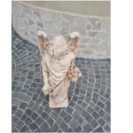 STATUA ANGELO IN PIEDI ALTEZZA 105 CM - immagine 8