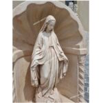 CUPOLA CON STATUA DELLA MADONNA IMMACOLATA ALTEZZA 65 CM - immagine 2