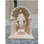 CUPOLA CON STATUA DELLA MADONNA IMMACOLATA ALTEZZA 65 CM