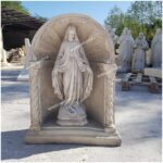 CUPOLA CON STATUA DELLA MADONNA IMMACOLATA ALTEZZA 65 CM