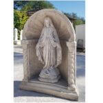CUPOLA CON STATUA DELLA MADONNA IMMACOLATA ALTEZZA 65 CM - immagine 3