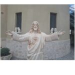 STATUA DEL CUORE DI GESU' ALTEZZA 130 CM - immagine 2