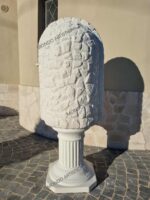 CUPOLA CON BASE PER STATUE ALTE FINO A 65 CM - immagine 5
