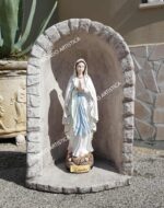 CUPOLA CON STATUA DELLA MADONNA DI LOURDES ALTEZZA 86 CM - immagine 2