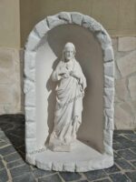 CUPOLA CON STATUA DEL CUORE DI GESU' ALTEZZA 70 CM - immagine 3