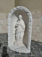 CUPOLA CON STATUA DEL CUORE DI GESU' ALTEZZA 70 CM - immagine 7