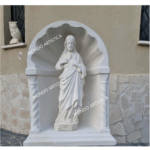 CUPOLA CON STATUA DELCUORE DI GESù ALTEZZA 65 CM