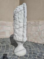 CUPOLA CON BASE E STATUA DEL CUORE DI GESù ALTEZZA 95,5 CM - immagine 4