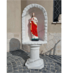 CUPOLA CON BASE E STATUA DEL SACRO CUORE DI GESU' ALTEZZA 135 CM