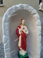 CUPOLA CON STATUA DEL CUORE DI GESù ALTEZZA 70 CM - immagine 3