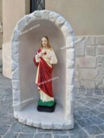 CUPOLA CON STATUA DEL CUORE DI GESù ALTEZZA 70 CM - immagine 4