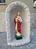 CUPOLA CON STATUA DEL CUORE DI GESù ALTEZZA 70 CM - immagine 5