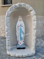 CUPOLA CON STATUA DELLA MADONNA DI LOURDES ALTEZZA 70 CM - immagine 2