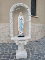 CUPOLA CON BASE E STATUA DELLA MADONNA DI LOURDES ALTEZZA 106 CM - immagine 3