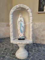 CUPOLA CON BASE E STATUA DELLA MADONNA DI LOURDES ALTEZZA 95,5 CM - immagine 2