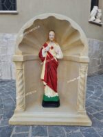 CUPOLA CON STATUA DELCUORE DI GESù ALTEZZA 65 CM - immagine 2