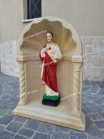 CUPOLA CON STATUA DELCUORE DI GESù ALTEZZA 65 CM - immagine 3