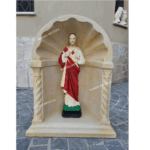 CUPOLA CON STATUA DELCUORE DI GESù ALTEZZA 65 CM